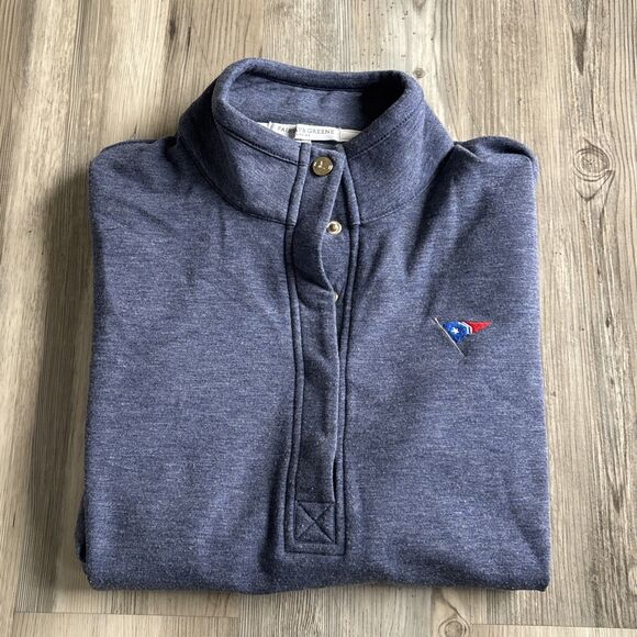 USA Fairway & Greene Golf 1/4 Zip Stretch Pullover Women's  Navy Blue Size large - Picture 10 of 10